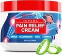 Crema Rilievo Dolore con Arnica, Magnesio, MSM & Turmeric (4 FL Oz) - Crema Rilievo Naturale per Giunti & Muscoli Di Sorriso - Rilievo Di Dolore Non Greasy