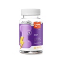 Zahler Chapter Six Iron Gummies, Supplemento di ferro con vitamina C per adulti, Kosher, 60 Gummie aromatizzate (10MG)