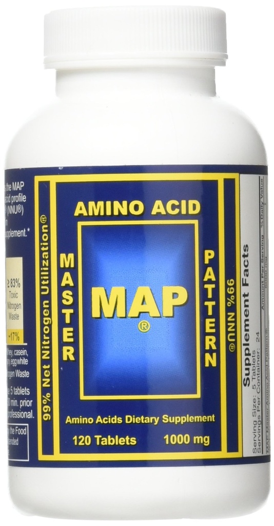 Mappa 2 X Master Aminoacido Pattern 1000mg costruzione del muscolo