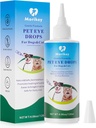Gocce degli occhi degli animali domestici, goccia di occhio del cane di Gentle&Safe per l'infezione, il prurito degli occhi di sollievo e l'irritazione, le macchie di Tear di rimuovi, il sicuro per tutti gli animali, 4.06oz, 120ml