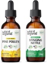 Tintura di polline di pino naturale 2 fl oz & Sting Nettle Root Tincture 2 fl oz