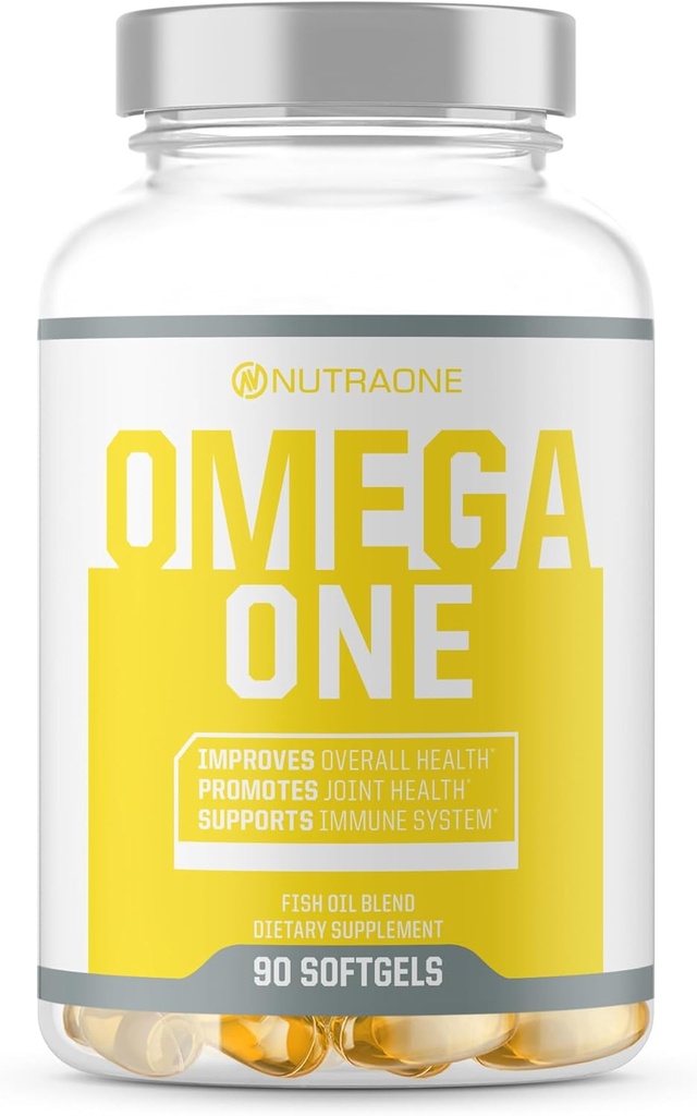OmegaOne Omega-3 Fish Oil Supplemento da NutraOne (90 500mg Fish Oil Pills)