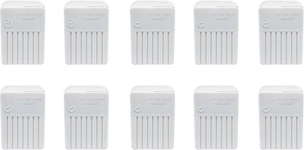 per Siemens/Signia 2.0 Mini Ricevitore Wax Guards Filtri apparecchi acustici Cerumen Stop Cleaning Tool Ricambi #10966257 10-Pack/80 Filtri (Sony C10 & E10 Compatibili)