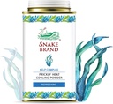 Polvere di raffreddamento ad acqua calda Prickly del marchio Snake per uso quotidiano - Anti-Chafing, Rilievo del rash del calore, Profumo di Kelp fresco dell'oceano (4.9 Oz / 140g)
