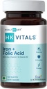Ferro + Supplemento acido folico, con zinco, vitamina C & vitamina B12, supporta la costruzione del sangue, l'immunità e l'energia, 60 compresse acido folico di ferro