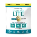 Designer Wellness, Designer Lite, Low Calorie Natural Protein, Prebiotic Fiber, Key Vitamins & Minerals, Vanilla Cupcake, 25.6 once