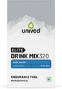 Unived Elite Drink Mix 320 | High Calorie Energy Drink | 2:1 Ratio & 80g Carboidrati con 1705mg Essential Electrolytes | Endurance Athletes Sports Drink, Bare Naked, 6 Pack