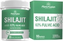 SHILAJIT Capsule 1000mg – Shilajit himalayano con acido Fulvic - Integratore Shilajit con estratti di erbe - Capsule Integratori Shilajit- Shilajit per Uomini & Donne – 90 Capsule