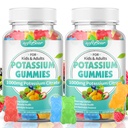 Gummie di citrato di potassio, Citrato di potassio ad alta potenza 1000mg Supporta Crampe di gambe &amp; Gummie di potassio di salute del muscolo per adulti &amp; bambini Frutta mista aroma 120 Conte