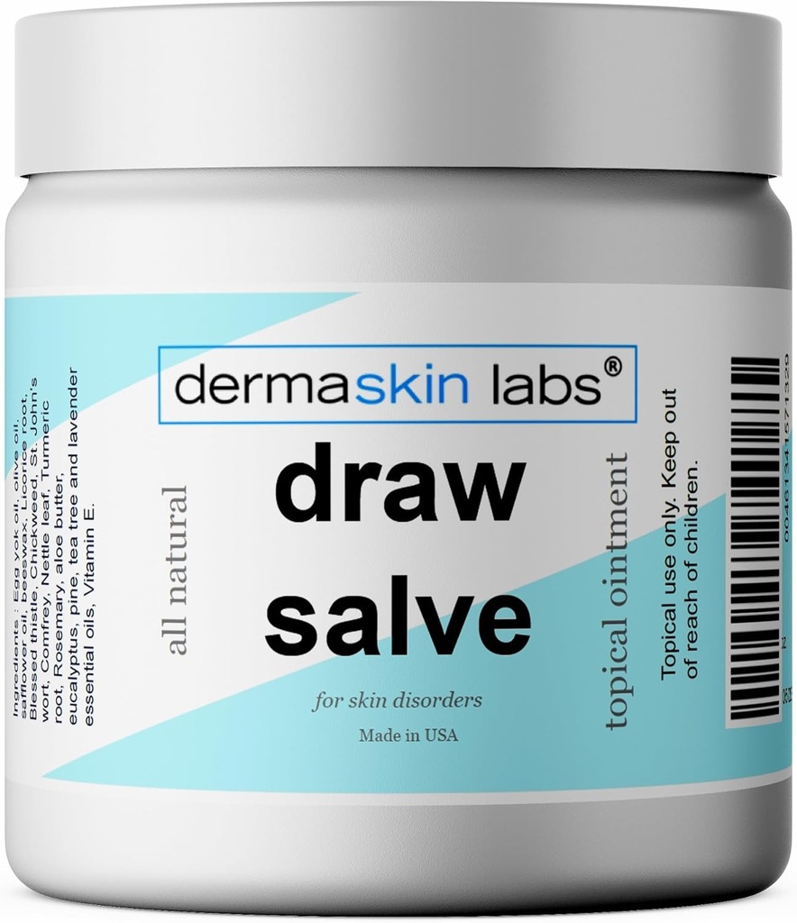 Disegno Salve per Boil Ease Cysts Splinters Burns Poison Ivy capelli rapidamente disegnare l'unguento fatto negli Stati Uniti