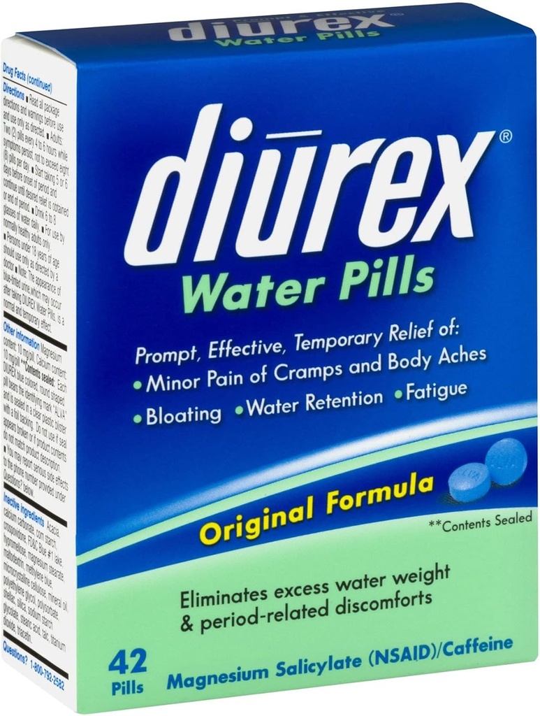 Pillole d'acqua Diurex, 42 ct