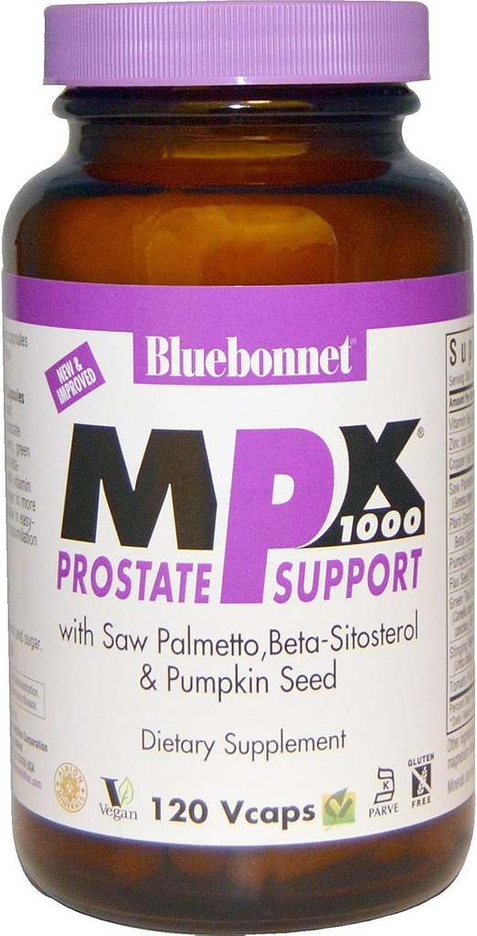 MPX 1000 Men's Prostate Formula di Bluebonnet - 120 Capsule Vegetariani
