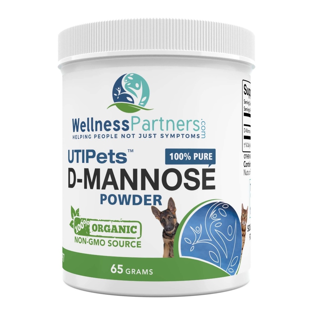 UTI Animali domestici D-Mannose Puro Non OGM Organicamente Fonte polvere vaso 65gram