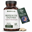 Proteolytic Enzymes - Trypsin & Chymotrypsin - Riduce Edema & Inflammation From Tissue Injury - Supports Digestive, Tissue & Immune Health - Recovery Boost - Integratore alimentare -60 Capsule