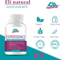 Estratto di ESTROESSENCE per le donne - Supplemento di bilanciamento dell'ormone femminile Menopause Mood and Energy Support - Ripristini livelli di estrogeno sani | 60 capsule vegetali vegetariane non OGM