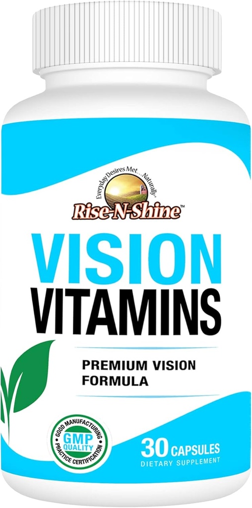 Vision Vitamine Formula con Luteina, Vitamina A, Taurina, Zinco, Radice Turmerica e Altro da Supporto Vision 30 Conte