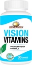 Vision Vitamine Formula con Luteina, Vitamina A, Taurina, Zinco, Radice Turmerica e Altro da Supporto Vision 30 Conte