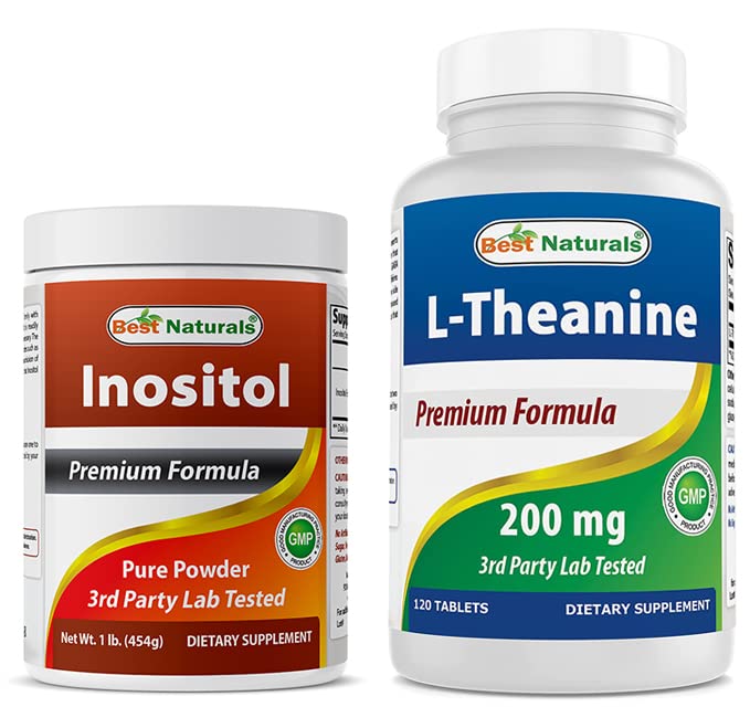 Migliore polvere di inositolo naturale 1 Lb & L-teanina 200mg