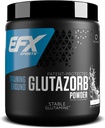 EFX Sports Training Ground Glutazorb Powder | Highly Concentrated, pH Correct Glutamine Supplement | Digestione e supporto immunitario | 140 Serve (Unflavored)
