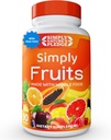 Semplicemente Naturale's Pledge - 90 capsule di frutta - Fatto con Superfoods di cibo intero, imballato con 25 diversi frutti - 100% Soy Free