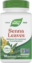 Via Natura Foglie di senna, Allevia costipazione occasionale*, 1,350 mg per 3-Capsule Serving, Progetto non OGM verificato, 100 capsule (Packaging May Vary)
