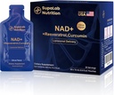 NAD+ Resveratrolo Supplemento 300mg Nicotinamide Adenina Dinucleotide, 200mg Curcuminoidi e 500mg Olive Leaf - Integratore NAD ad alta purezza per Antiinvecchiamento, Energia, Focus