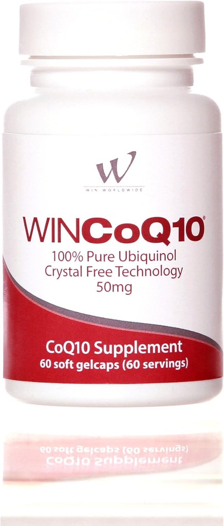 Win CoQ10 Pure Ubiquinol 50 Mg, 60 Serve