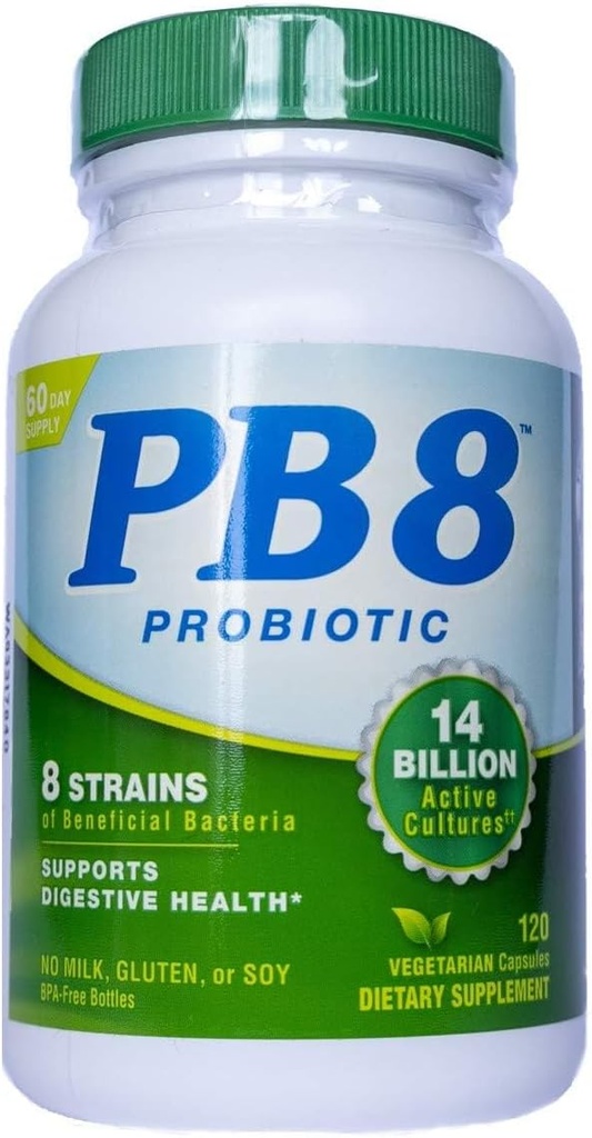PB 8 8 8 Strains Probiotico, 120 CT