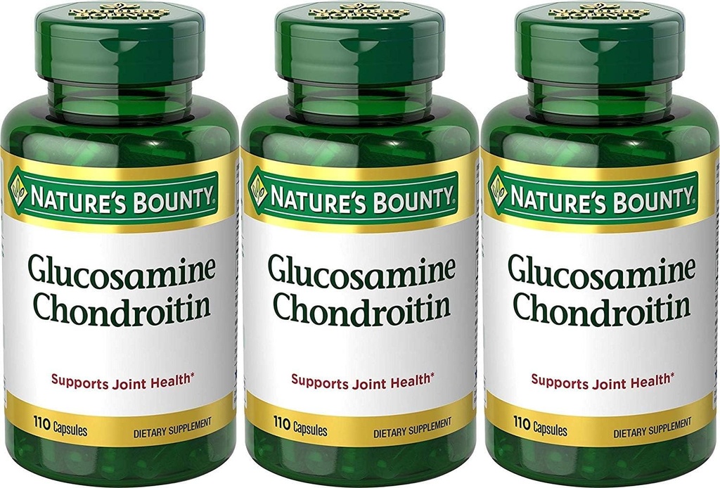 Bounty della natura Glucosamine Chondroitin Complex, 110 Conte (Pack of 3)