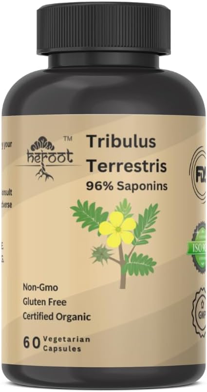 Tribulus Terrestris Supplemento per Uomo e Donne Supplemento Booster per Energia, Vitalità, Stamina & Performance (Pack of 60 Capsule)