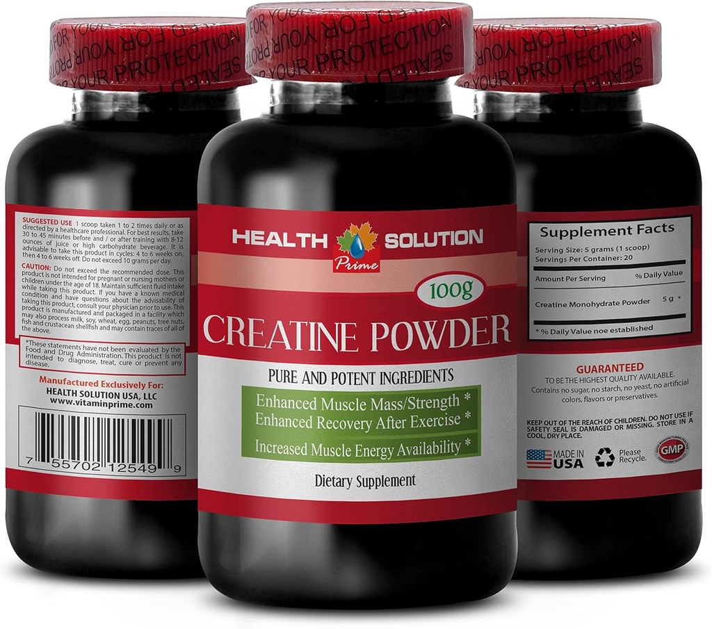 Creatina monoidrato organico - CREATINE POWDER 100g - aumentare la crescita muscolare - creatina monoidrato in polvere - creatina micronized monoidrato - creatina monoidrato 5g polvere - creatina micronizzata creatina 1 Bot