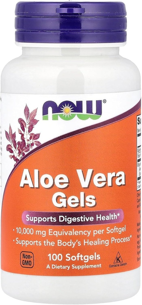 NOW Alimenti Aloe Vera 10, 000 Gel 100 Sgels