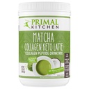 Primal Cucina Matcha Collagen Keto Latte Polvere, Peptidi di collagene senza zucchero, 9.33 once