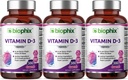 biophix Vitamin D-3 10000 IU 380 Softgels 3 Pack - Alta potenza in Olio Extra Vergine di Oliva Non OGM Soy-Free Supporti Forte Bones Salute Immune