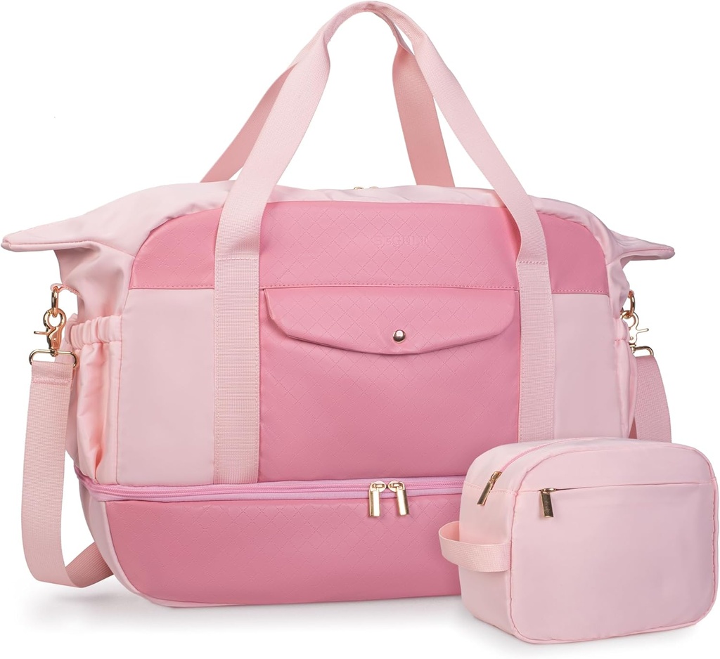 Borse Weekender per le donne Viaggi Tote Bags, Pernottamento Carry su Borse Duffle