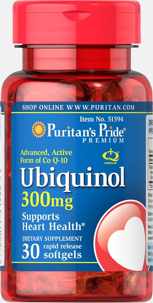 Pride Ubiquinol 300 mg Softgels, 30 conte