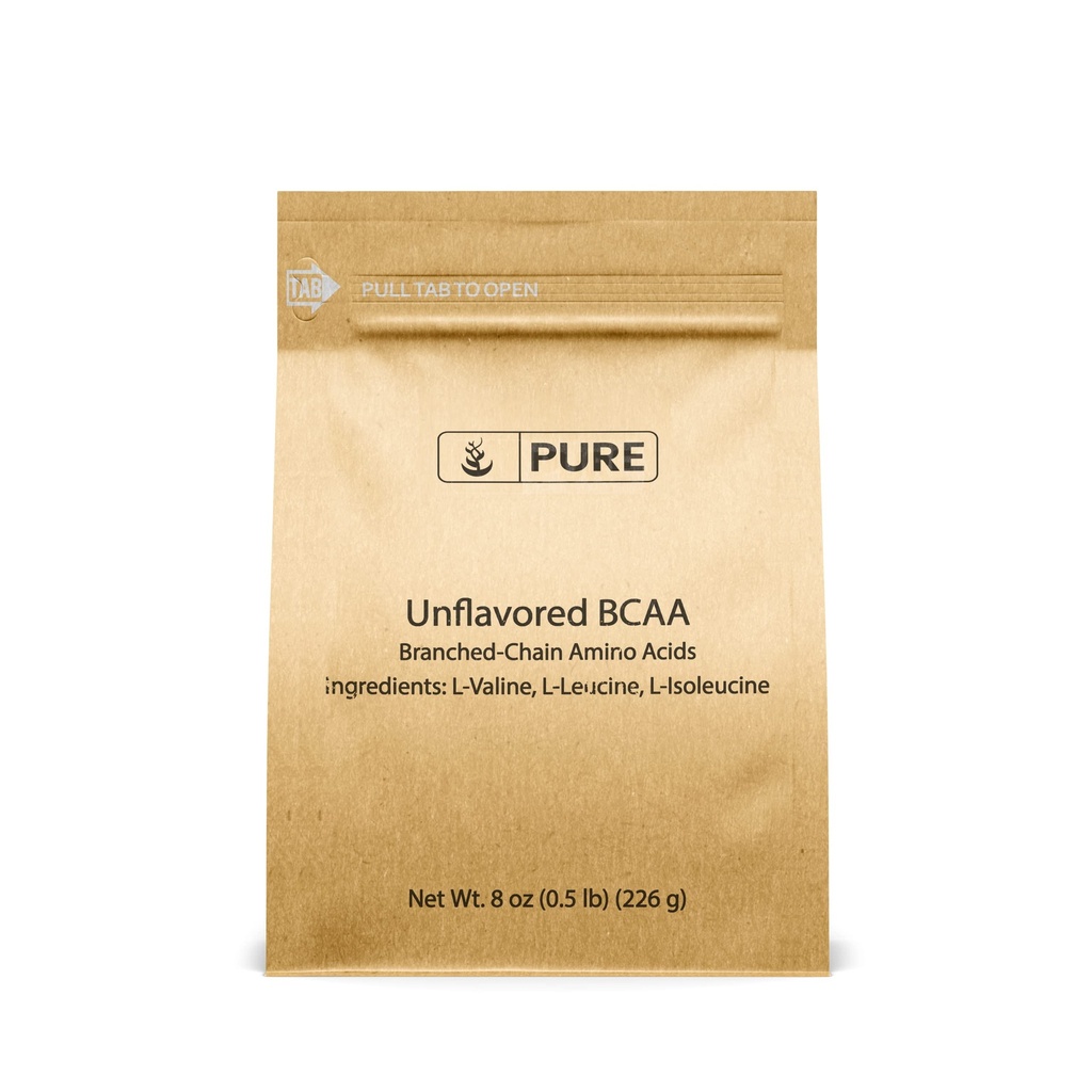 Ingredienti originali puri non aromatizzati istantaneamente BCAA (8oz) polvere, catena ramificata aminoacidi essenziali, supplemento