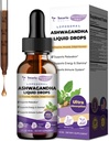 Totaria Liposomal Ashwagandha Liquid Drops w/Shilajit, Magnesium, Soursop, L-teanina, Estratto di radice di Ashwagandha ultra Extact | 7% Withanolides | Alcohol-Free | Non-GMO | per uomini e donne