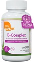 Zahler B-Complex Vitamine per Donne & Uomini - Vitamina B Complex - B Vitamine B Complesso con B1 B2 B3 B5 B6 B7 B9 B12 - Advanced 2-Stage Delivery System - Gluten Free Kosher Non OGM VIT B (120 compresse)
