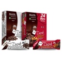 NuGo Dark Variety - Chocolate Pretzel 12 Bar & Chocolate Chocolate Chip 12 Bar, 12g Protein, Vegan, Gluten Free, Non-GMO, Kosher Pareve, 24 Conte