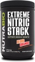 NutraBio Extreme Nitric Stack, Nitric Oxide e Cell Volumizing Formula- 30 Serve (Blood Orange)