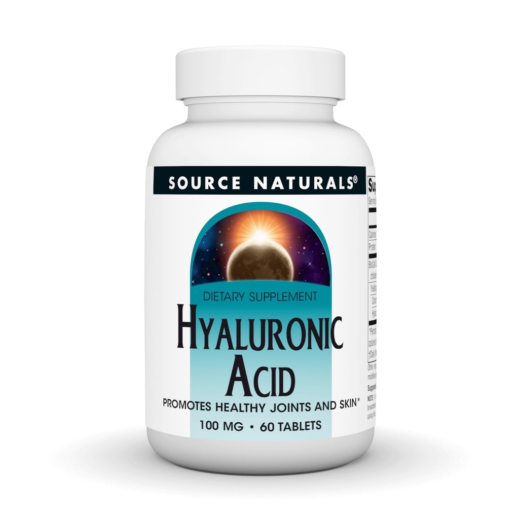 Acido ialuronico di origine naturale, promuove giunti sani e pelle*, 100mg - 60 compresse