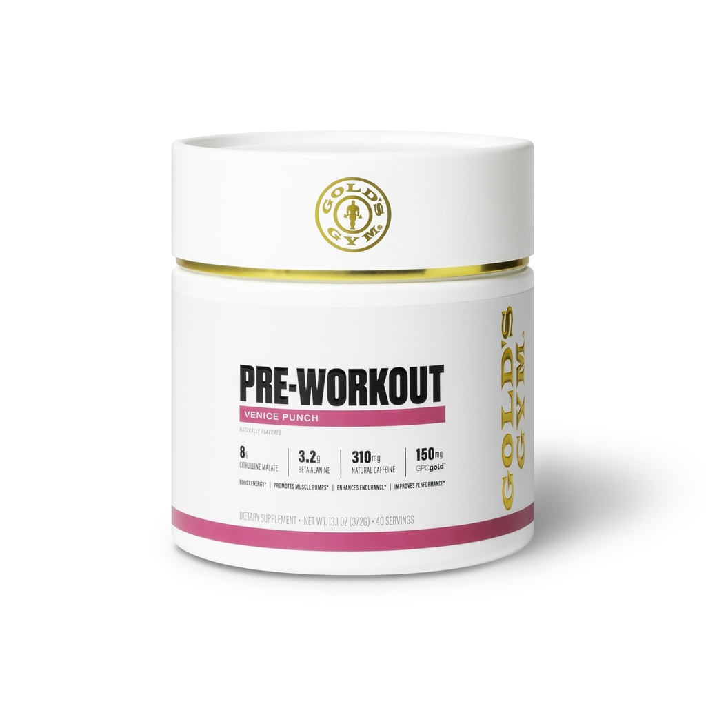 Polvere pre-allenamento di Gold's Gym