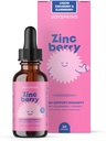 JoySpring ZincBerry - Bambini Zinc & Vitamin Supplemento (1 fl oz) Supporto immunitario Gocce con aroma di sambuco per bambini 2-16+ Anni