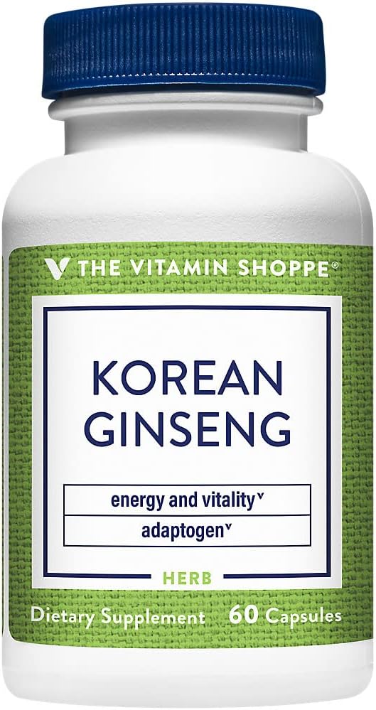 Ginseng coreano intero radice - Supporta energia e vitalità - 648 MG (60 capsule)