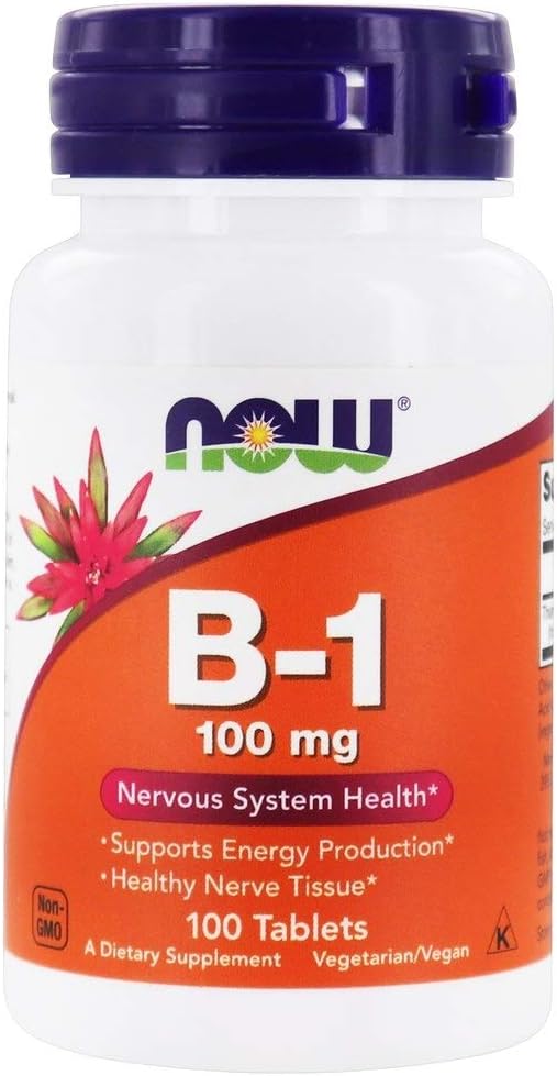 Ora Alimenti Vitamina B-1 (Thiamine), 100 compresse / 100mg (Pacchetto di 2)