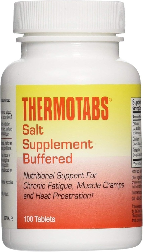 Termotabe Salt Supplement, Buffered, 100 compresse - Acquistare Pacchetti e Risparmiare (Pacchetto di 3)