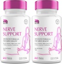 Confezione da 2 Nerve Savior per Neuropathy 828mg, Advanced Nerve Support Supplement, Renew for Healthy Feet, Best Regen with Alpha Lipoic Acid, Vitamine D, B6, B12-60 Capsule