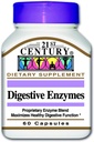 21st Century Digestive Enzymes Capsule, 60 Conte (Pack of 2)