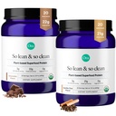 Ora Organic Vegan Protein Powder Vanilla Chai & Chocolate Bundle: Polvere proteica a base vegetale 21g, Vanilla Chai Flavor, 20 Servings + 22g Proteine a base vegetale, Cioccolato Flavor, 20 Servings